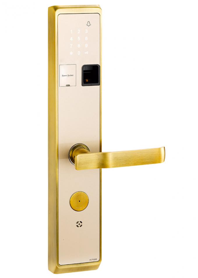 Serratura di porta di vetro astuta di Digital Fingeprint del touch screen in lega di zinco
