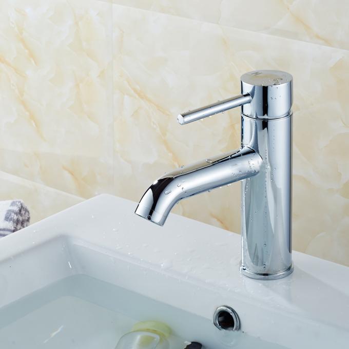 Rubinetti meccanici del lavandino di Chrome senza sbocco purificato dell'acqua