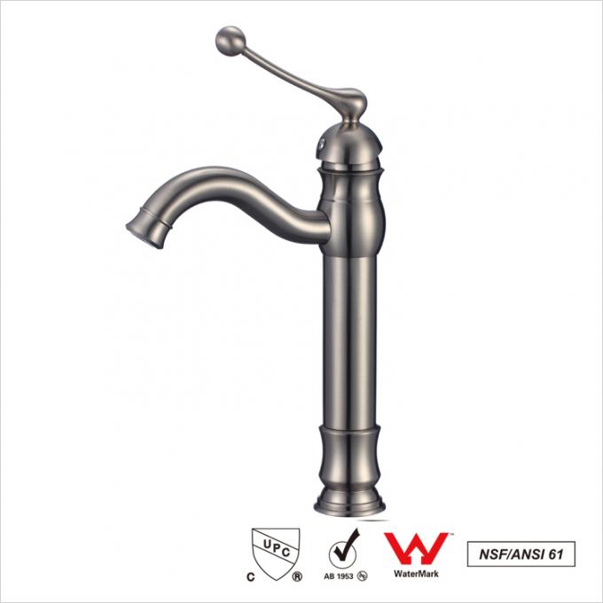 Rubinetto di miscelatore bronzeo sfregato olio dell'acqua, rubinetto concreto del bacino di Chrome