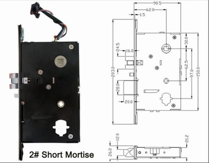 Serratura di porta elettronica della camera di albergo di Rfid del software Keyless di sicurezza di Digital dell'acciaio inossidabile