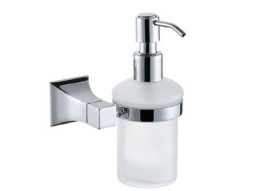 Accessoio del bagno Dispensatore di sapone a parete con pompa in ottone PP bottiglia cromo