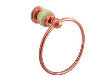 Nuovo design accessori per il bagno anello asciugamano ottone e bowlder e rosa oro