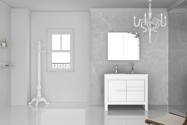 Set di armadietto combinato in MDF con specchio / set di vanità in bagno