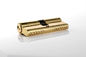 Sicurezza di oro sostituzione serratura cilindro di ottone 70mm 2 chiavi con pin tumbler