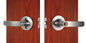 Entrambe le porte a sinistra o a destra Serrature tubolari Finitura in satinato e nichel