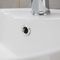 Resistente agli urti sopra il bancone vasca da bagno in porcellana bianca