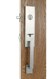 Sette di maniglie di porta di ingresso in lega di zinco per spessore di porta da 45 mm a 70 mm