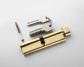Silindro di chiusura di porta in ottone dorato 110 mm Alta sicurezza con giramento del pollice