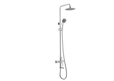 Set doccia bagno in ottone montato a parete con braccio di doccia girevole a 45°