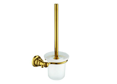 Cromo finitura bagno porta spazzole per la toilette base metallica solida oro