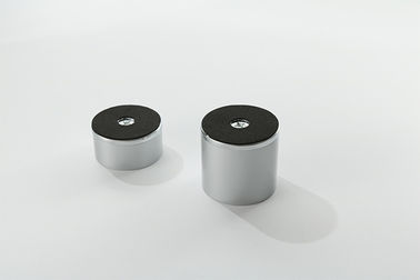 Manici e manopole di mobili in lega di zinco alluminio Vernice argento Pilastro cilindrico