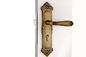 Serratura per porta della stanza con maniglia a leva da 130×68 mm Bronzo giallo antico