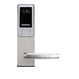 62mm Backset Card / Key Open Electronics Door Lock Per camera d'albergo SUS201
