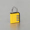 Mini lucchetto di lega di zinco combinazione di bagagli 3 digitato password lucchetto