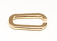 Borsa da mano in lega di zinco placcata in oro accessori hardware con logo personalizzato