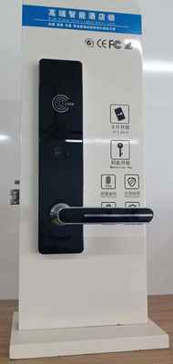 Zinchi la serratura di porta nera della carta di Smart RFID di colore del Gunmetal per l'applicazione dell'hotel