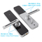 Combinazione di serratura smart porta telecomando per porta d'ingresso argento/nero opzionale