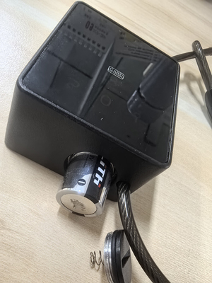 Serratura intelligente all'aperto senza chiave con cavo da 4 mm e controllo APP impermeabile IP65