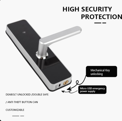 Smart Door Lock Keyless NFC / IC Card sblocco touchscreen tastiera hotel APP