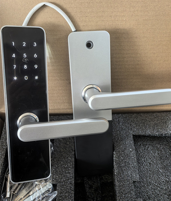 Chiusura Smart Home Door Chiusura di impronte digitali Bluetooth WiFi Verniciato in nero / argento per la sicurezza