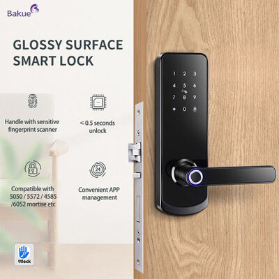 60min ignifughi Adatta Spessore della porta 38 a 50mm 60min Ignifughi Smart Door Lock con WiFi eKey APP Dispositivo di gestione dell'accesso a controllo remoto