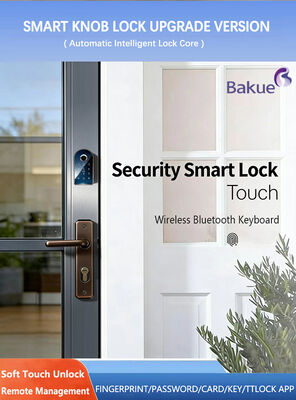 Smart Digital Door Lock Core RFID Door Lock Supporting Access Management Aluminium Cooper