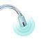 0.1S Sensore di risposta del rubinetto automatico del bagno ricaricabile USB