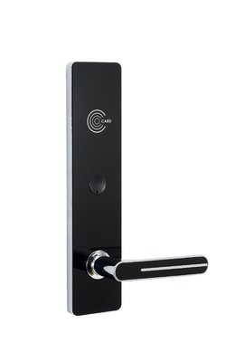 Zinchi la serratura di porta nera della carta di Smart RFID di colore del Gunmetal per l'applicazione dell'hotel