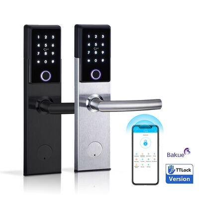 Blocco porta Bluetooth codice di carta integrato impronta digitale APP Bluetooth WiFi Opzioni ignifughe che garantiscono il controllo dell'accesso
