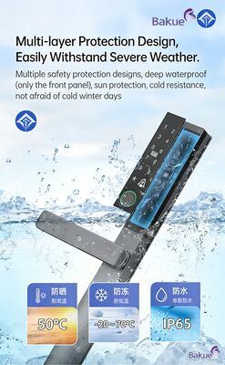 Tipo di serratura con password Bluetooth Serratura porta con guscio di alluminio resistente Adatta a edifici commerciali e residenziali