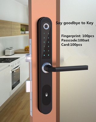 Controllo Bluetooth APP Blocco intelligente di alluminio per porta di 30 mm